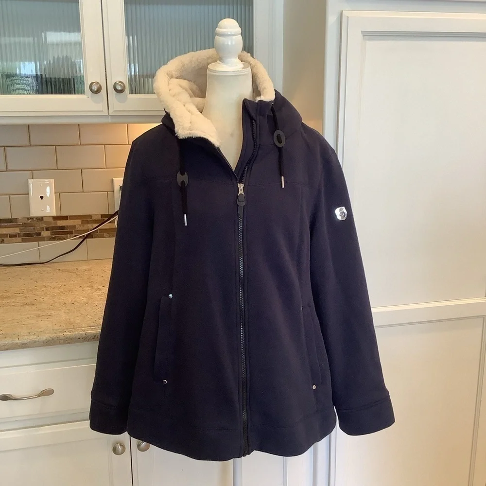 1 Madison Blue Hooded Jacket Size XL